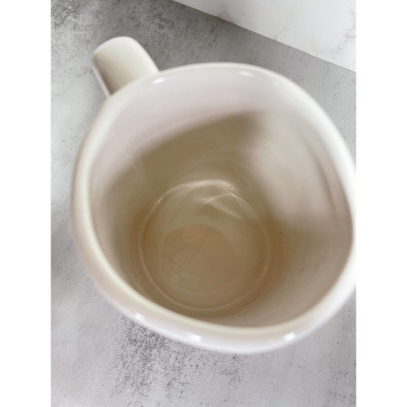 Rae Dunn Magenta BLESSED White Coffee Mug Artisan Collection 192 Tea Cup - Picture 5 of 8